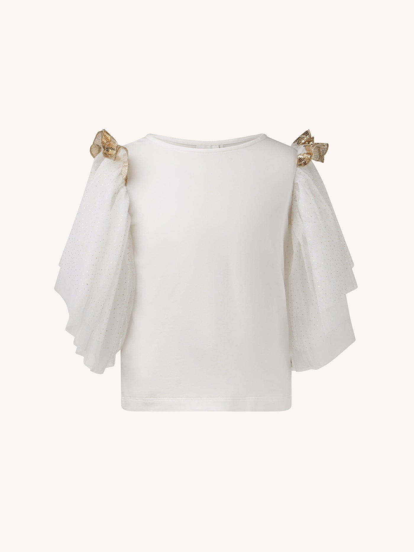 'All my Hearts' Butterfly Top - Snow