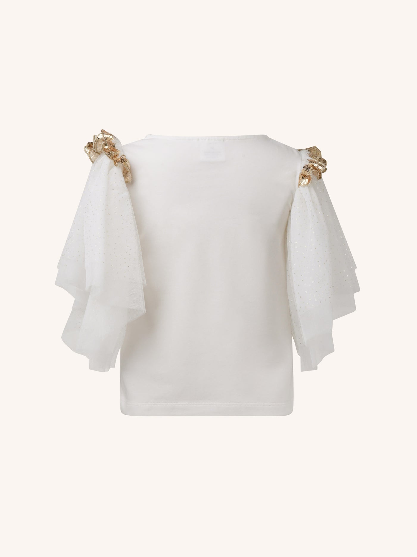 'All my Hearts' Butterfly Top - Snow