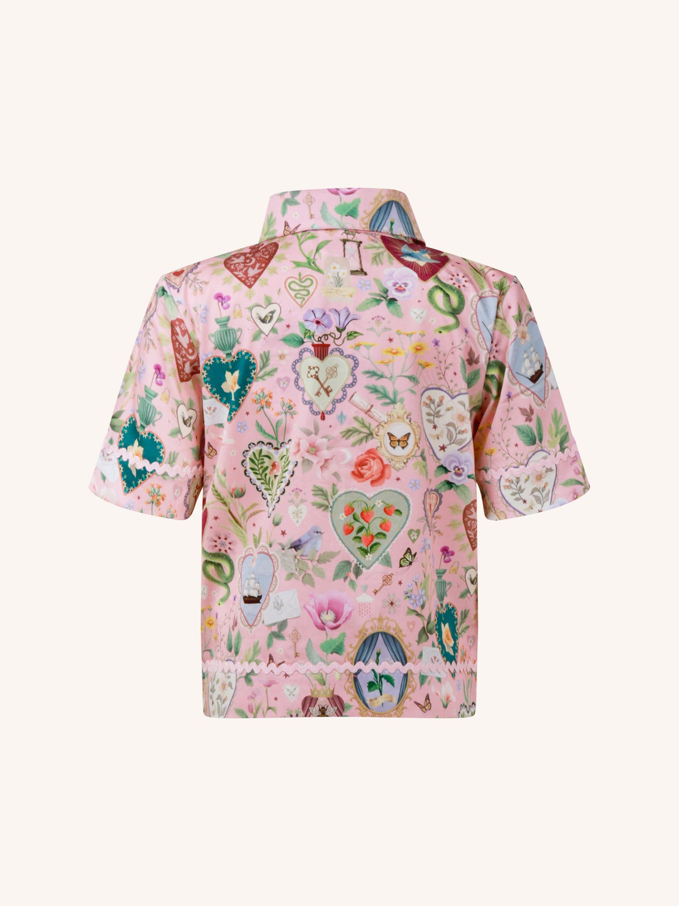 'All my Hearts' Amore Shirt - Parfait Pink
