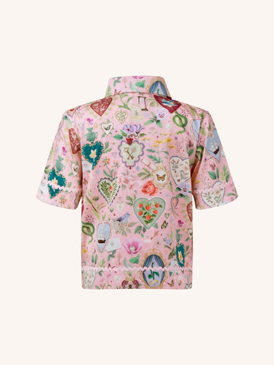 'All my Hearts' Amore Shirt - Parfait Pink