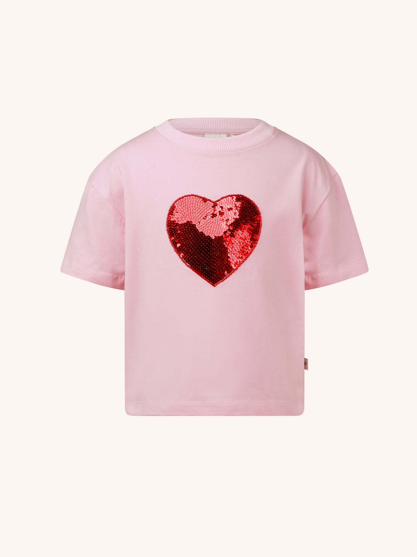 'All my Hearts' Heartbeat Top - Strawberry Cream