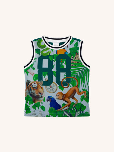 'Beautiful World' Jett Tank - Sky Blue