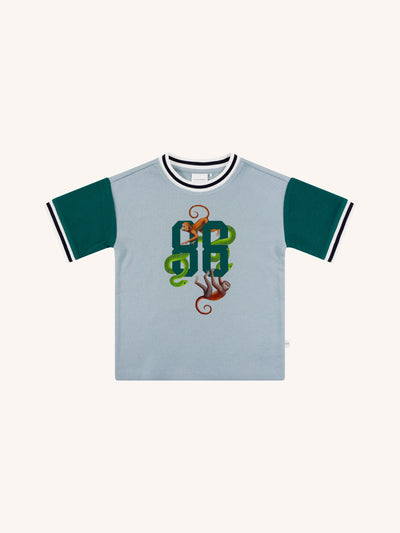 'Beautiful World' Hero Tee - Iced Aqua