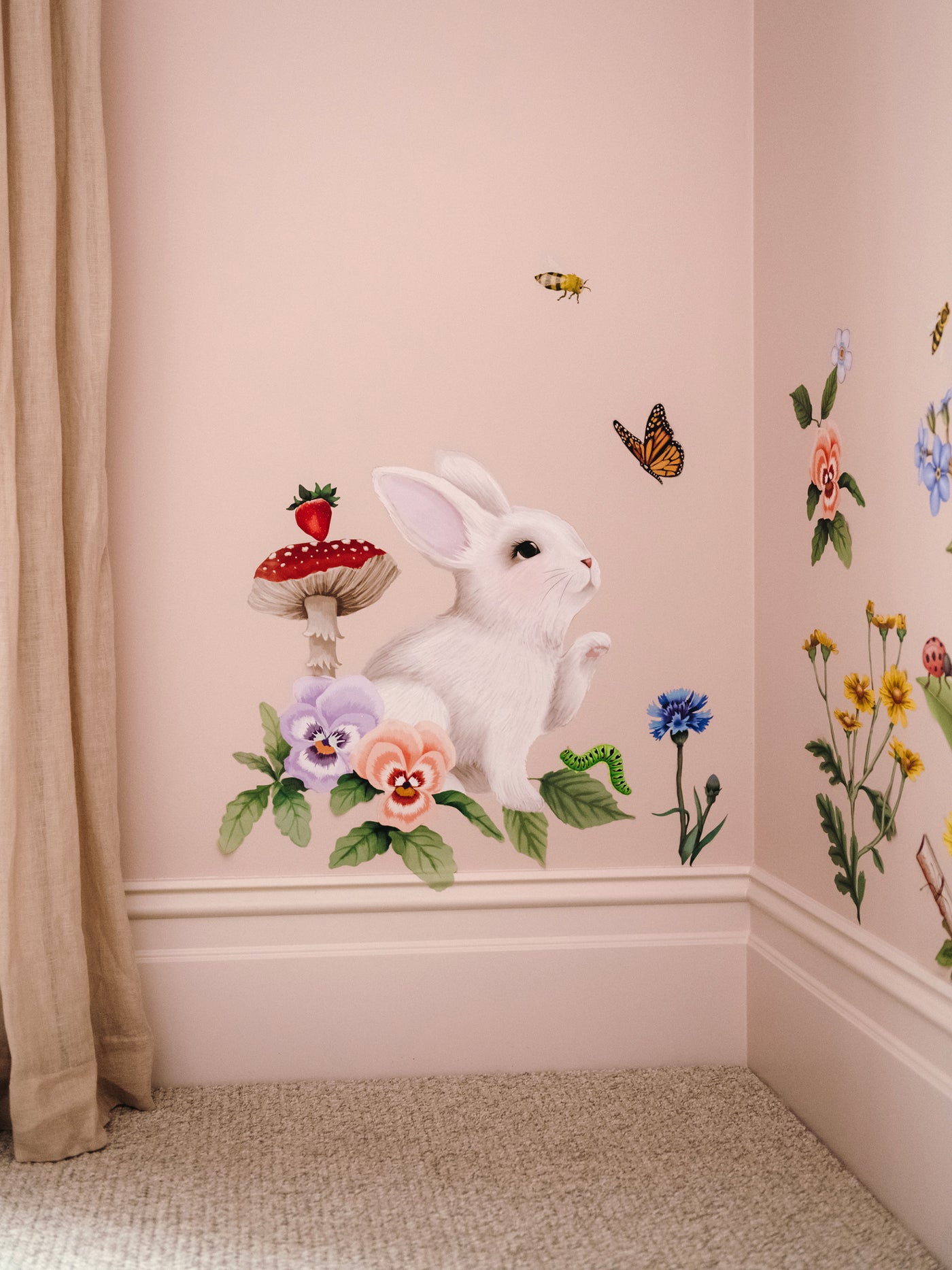 'Garden of Dreams - Bunny' Decals by Fleur Harris X Pickawall