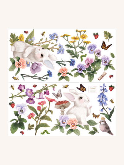 'Garden of Dreams - Bunny' Decals by Fleur Harris X Pickawall