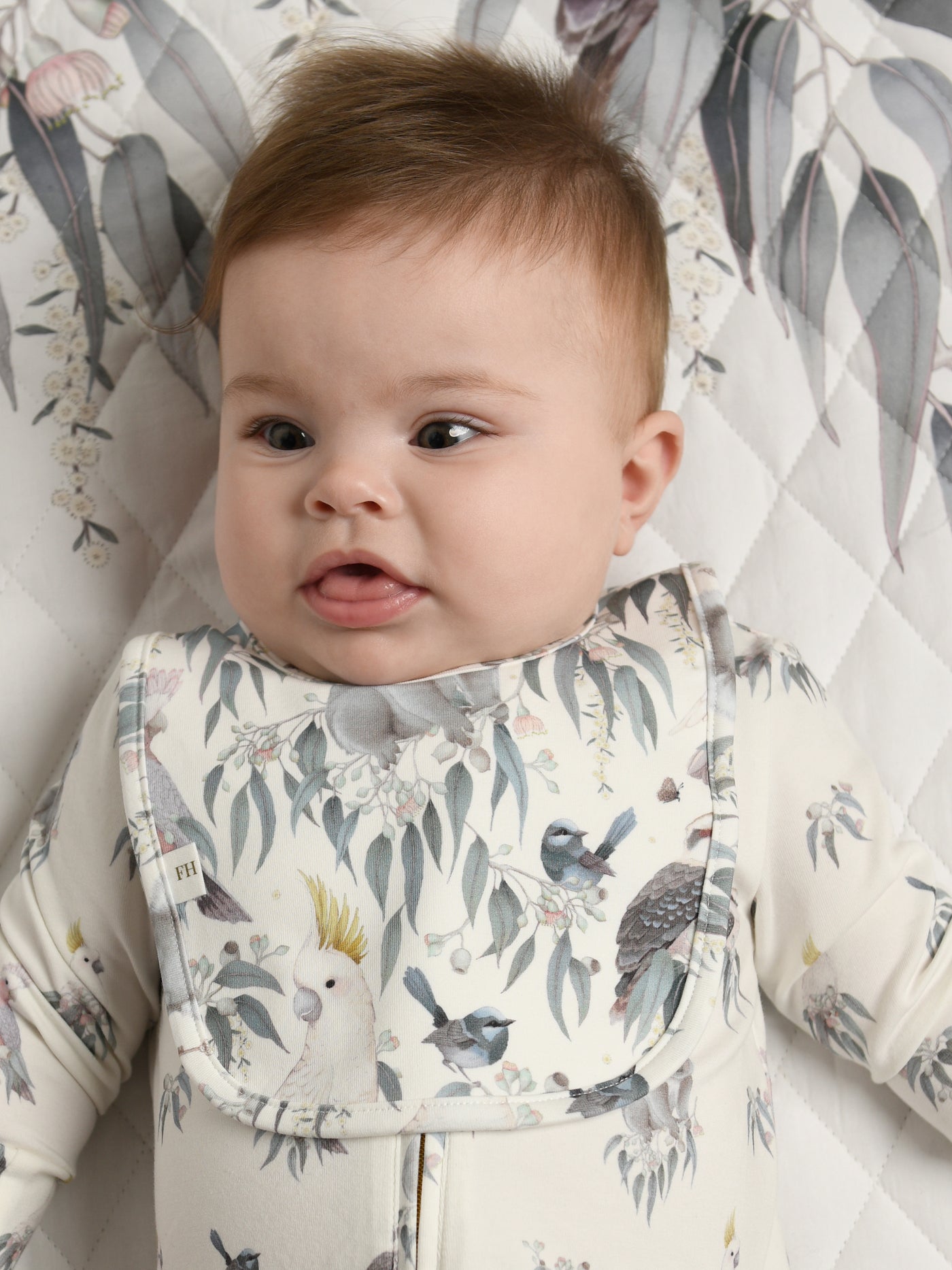 'Bush Babies' Bib Set - Bush Melody Spot