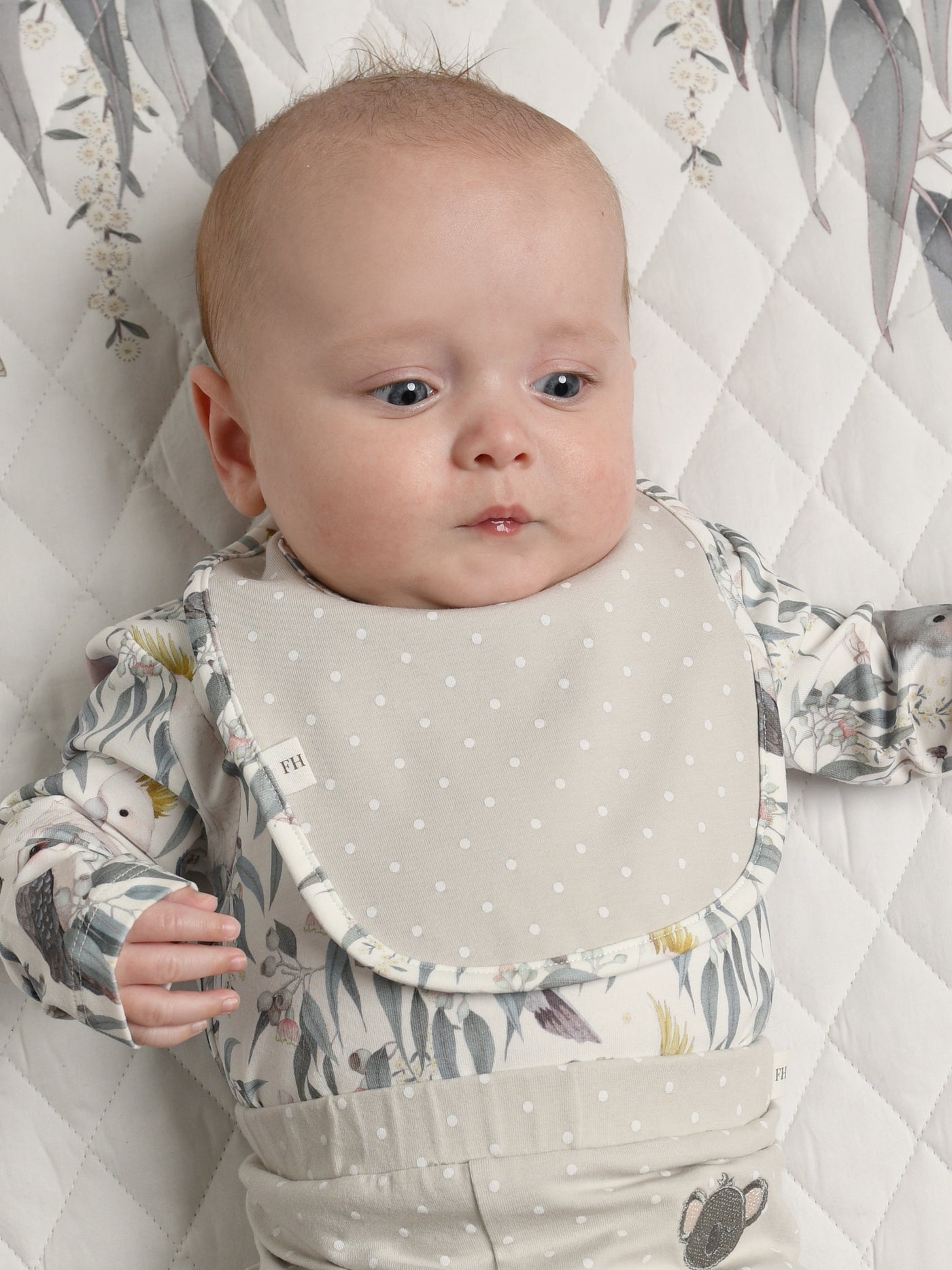 'Bush Babies' Bib Set - Bush Melody Spot