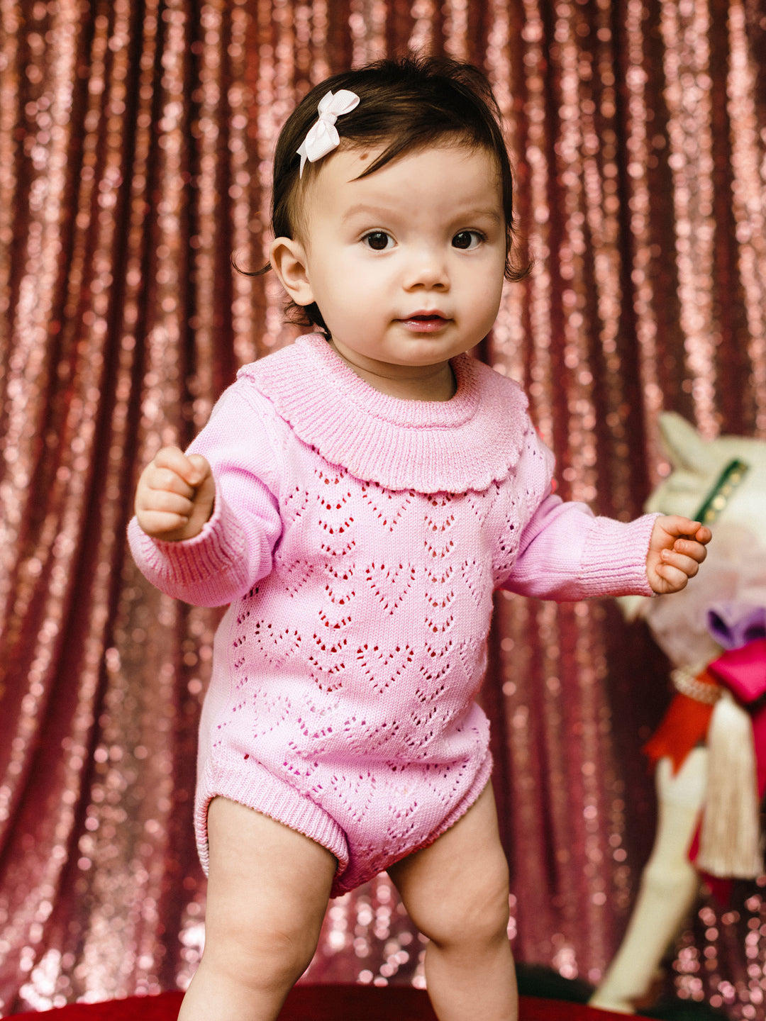 Fleur Harris 'Days of Enchantment' 'Heart' Romper – Lilac