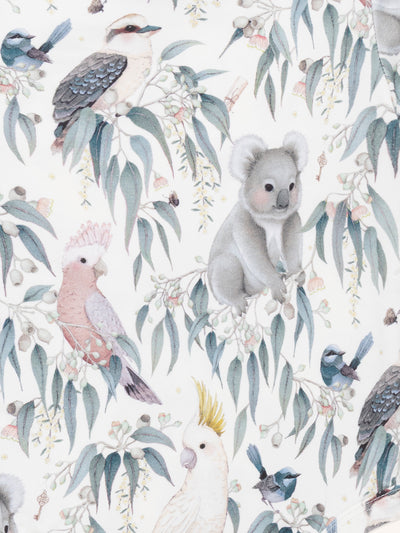 'Bush Babies' Australia Bush Bodysuit - Bush Babies Gardenia