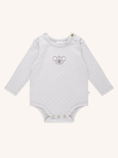 'Bush Babies' Koala Long Sleeve Bodysuit - Bush Melody Spot
