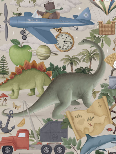 'Adventureland' Wallpaper-Sand