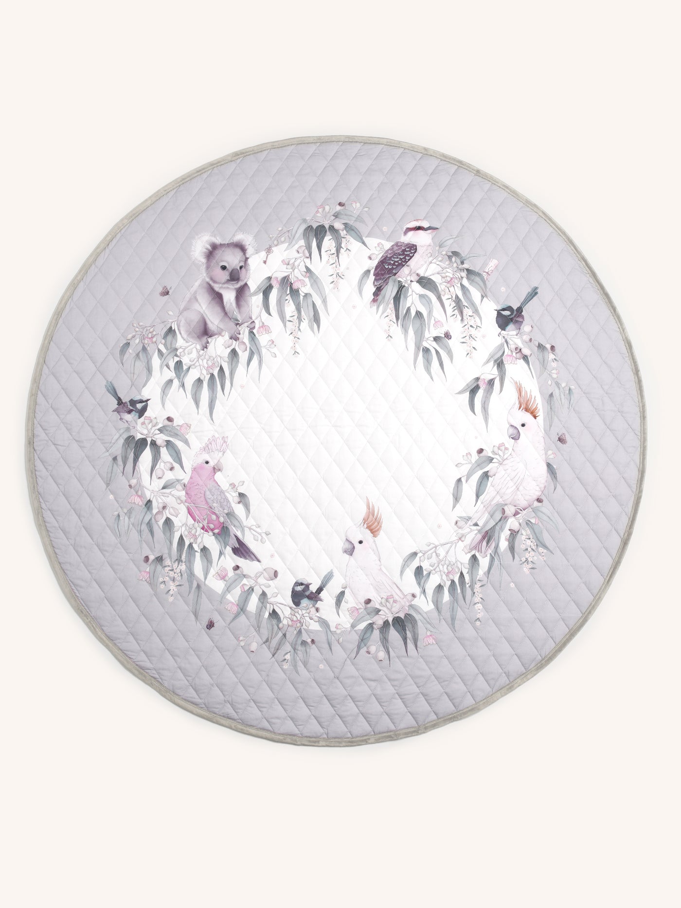 'Bush Babies' Round Quilted Playmat