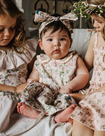 Sleeveless Dress Baby - Garden Party