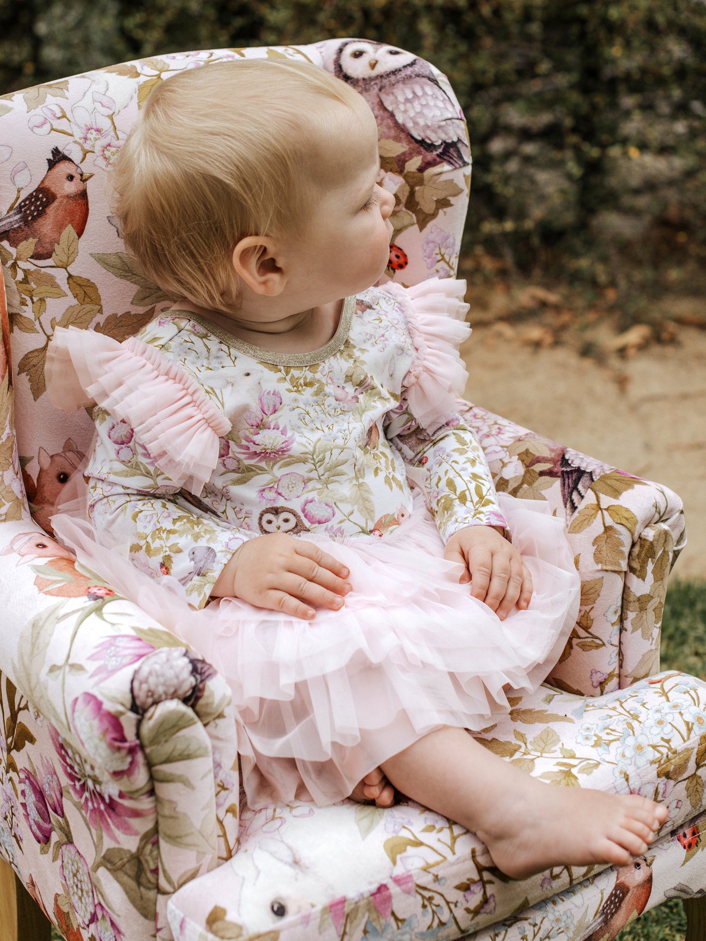 'Woodlands' Signature Tutu Dress - Baby-Marshmallow