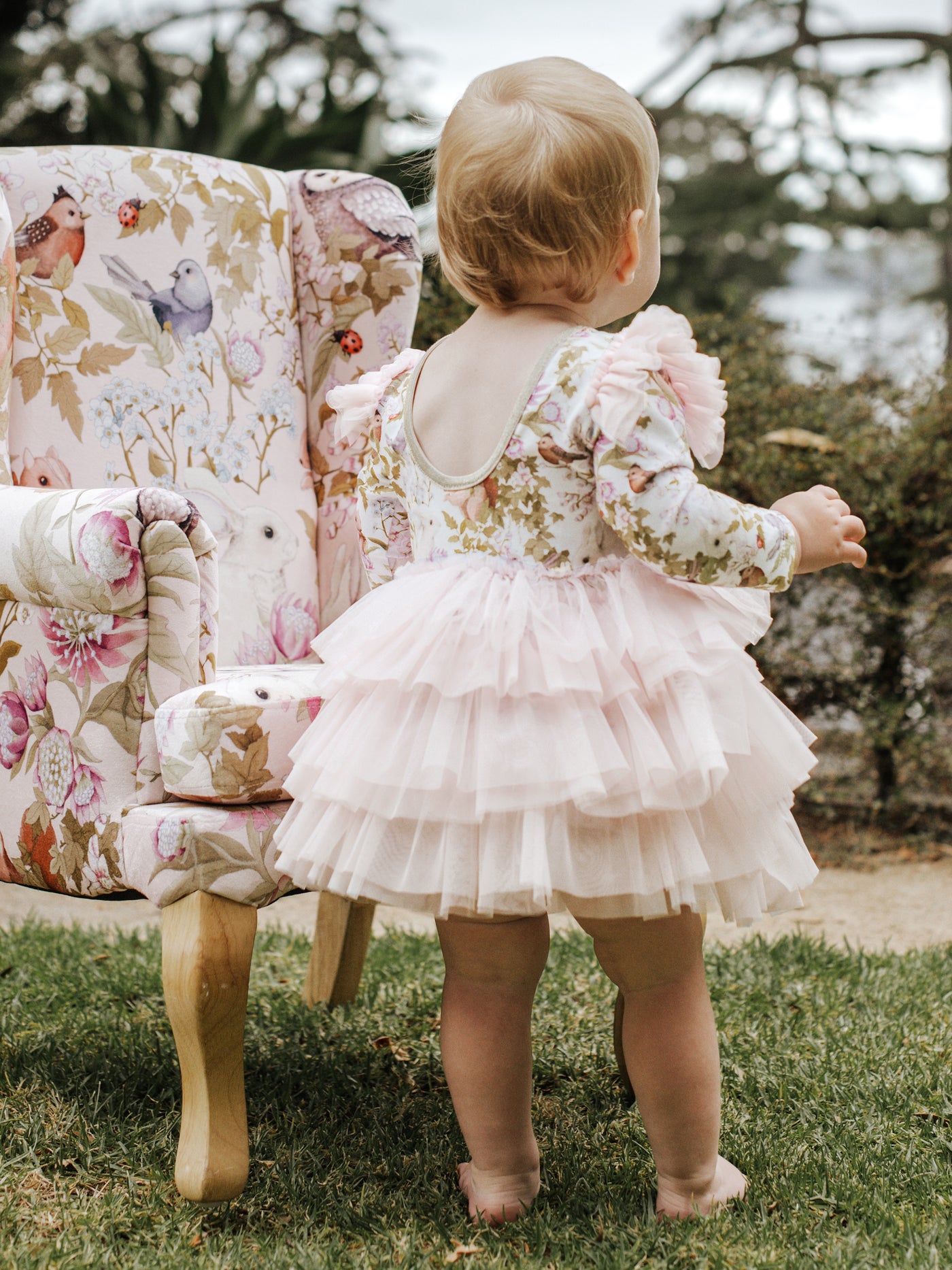 'Woodlands' Signature Tutu Dress - Baby-Marshmallow