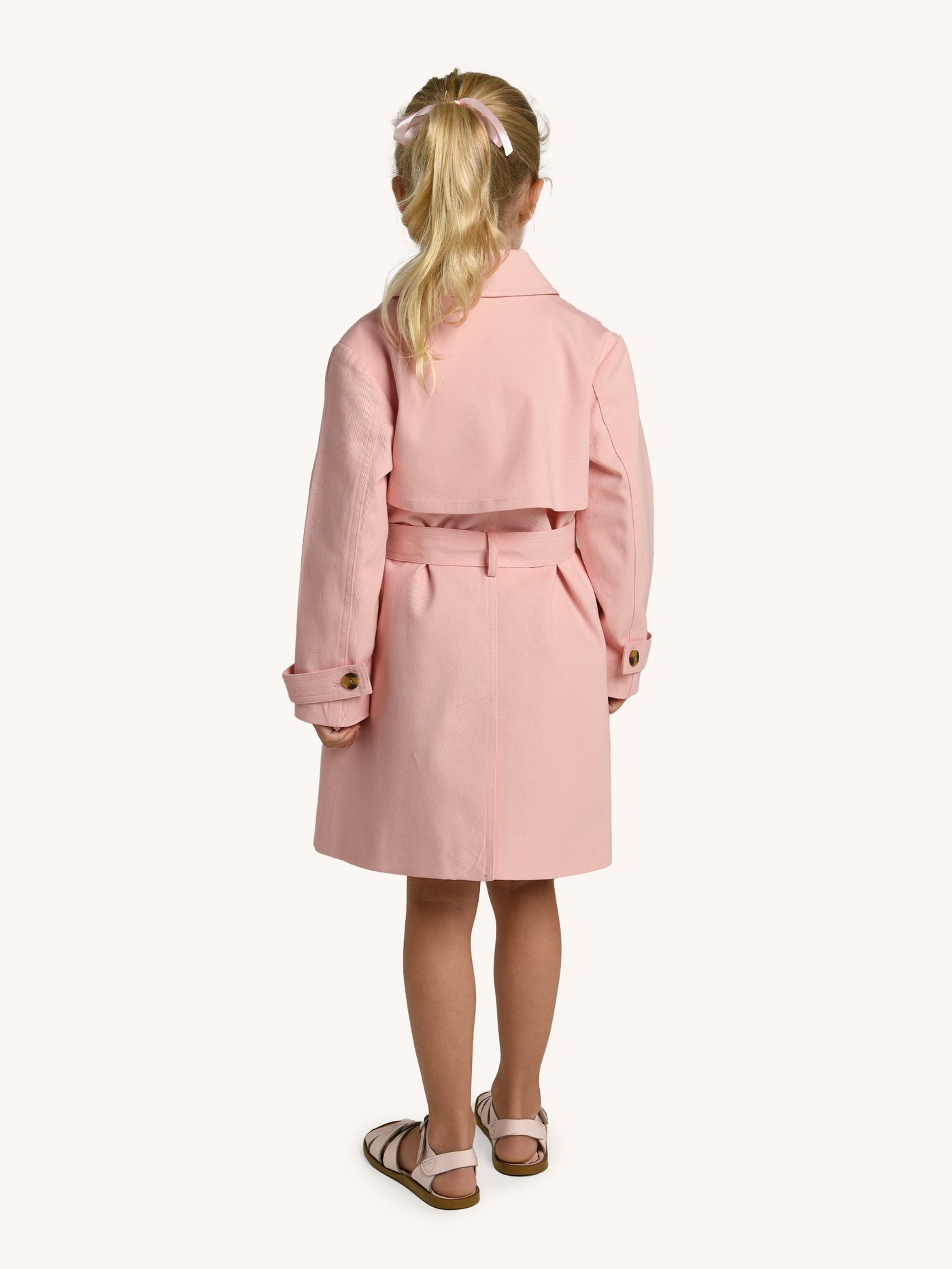 Double Breasted Coat-Pale Blush